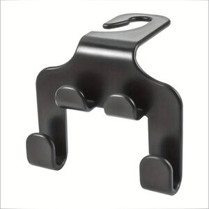 Car Seat Hook Universal Multi-functional Holder Rear Seat Storage Black, New